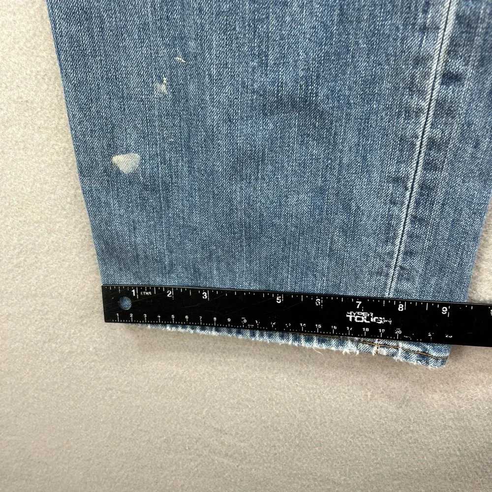 Lucky Brand 181 Jeans Men 33 Blue Denim Faded Distressed Straight Vintage Y2K‎